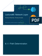 Lecure#8 - Network Layer