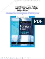 Test Bank For Business Law Today Comprehensive 12th Edition Roger Leroy Miller 1