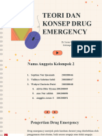 Konsep Dan Teori Drug Emergency