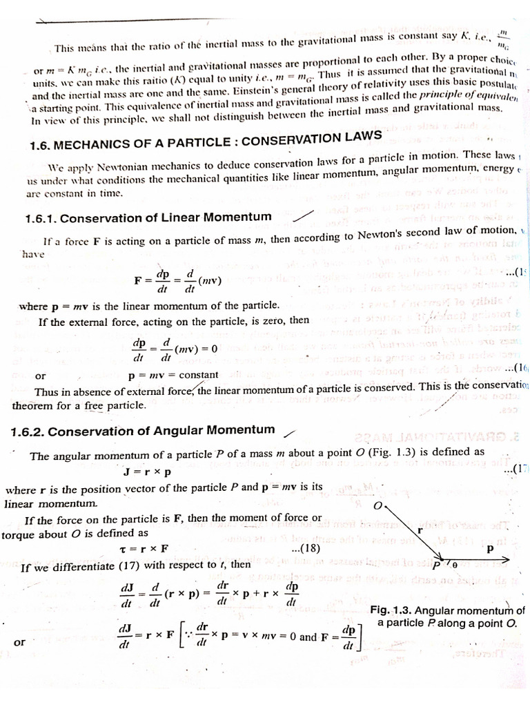 Classical Mechanics Notes Unit I-V | PDF