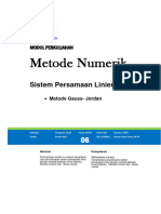 Modul Metode Numerik (TM6)