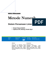 Modul Metode Numerik (TM7)