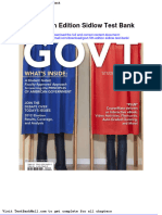 Govt 5th Edition Sidlow Test Bank