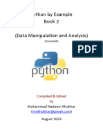Python by Example Book 2 (Data Manipulation and Analysis)