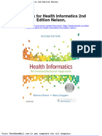 Test Bank For Health Informatics 2nd Edition Nelson