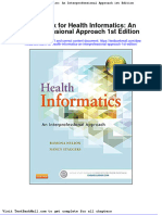 Test Bank For Health Informatics An Interprofessional Approach 1st Edition