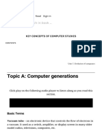 Topic A Computer Generations - Key Concepts of Computer Studies 1700232042305