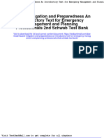 Hazard Mitigation and Preparedness An Introductory Text For Emergency Management and Planning Professionals 2nd Schwab Test Bank