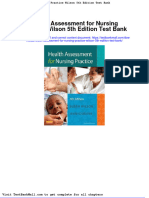 Health Assessment For Nursing Practice Wilson 5th Edition Test Bank