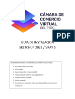 GUIA INSTALACION SKETCHUP 2022 Vray 5-2