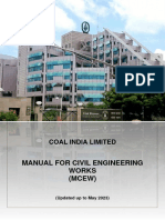 Manual For Civil Engineering Woorks-UPDATED UPTO MAY 2023