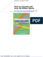 Test Bank For Calculate With Confidence 5th Edition Morris
