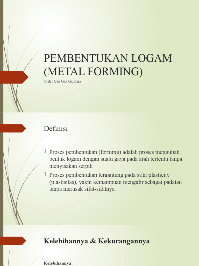 PROSES MANUFAKTUR 2 M3 (METAL FORMING) Bag 1 PDF