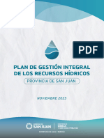 Plan de Gestión Integral de Los Recursos Hídricos