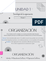 Unidad 1 - Sociología de La Organización