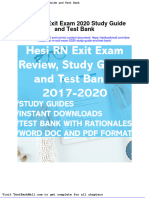 Hesi RN Exit Exam 2020 Study Guide and Test Bank