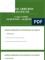 Practica - Hidrocarburos Alifaticos (Alcanos, Alquenos, Alquinos) J