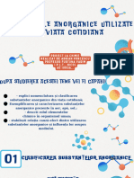 Substantele Anorganice Utilizate in Viata Cotidiana