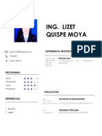 CV Lizet Quispe Moya