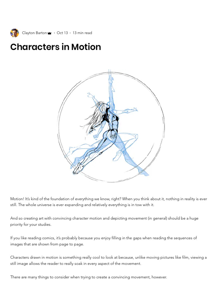 Characters in Motion | PDF | Hand | Skeletal Muscle