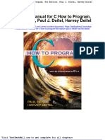 Solution Manual For C How To Program 8th Edition Paul J Deitel Harvey Deitel