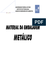 Aula 4 - Material Da Embalagem - Metálico