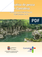 Cantabria Folleto Normativa Pesca 2019