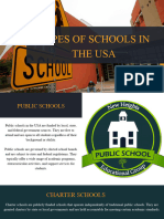 Types of Schools in The USA