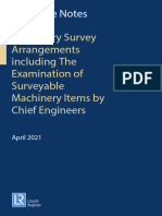 Guidance Notes For Machinery Survey Arrangements Including The Examina