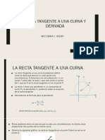 Recta Tangente A Una Curva