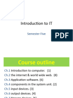 1.course Outline Introduction To IT