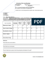 Form 8a - Peer Evaluation