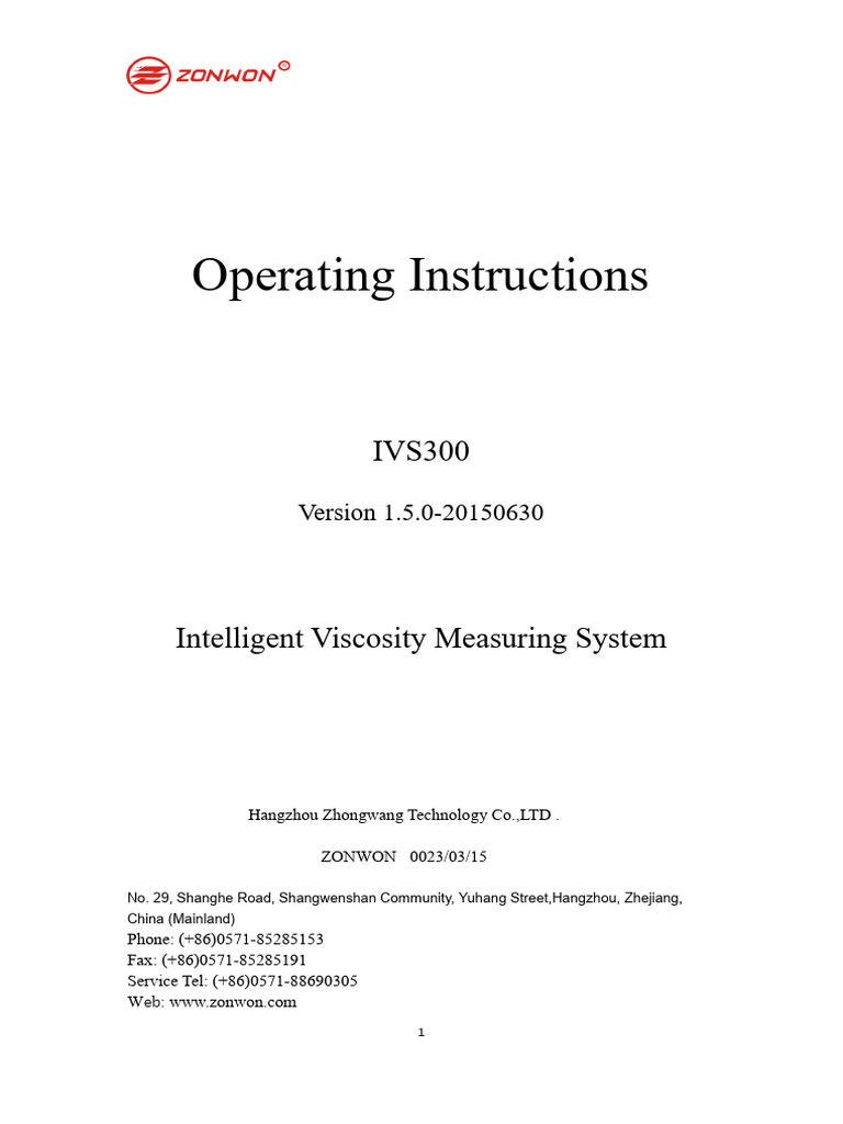IVS300 Series Manual PDF Installation Programs