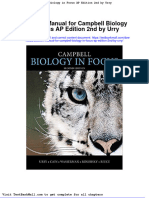 Solution Manual For Campbell Biology in Focus AP Edition 2nd by Urry