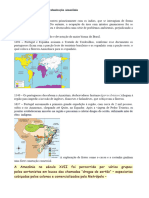 Tratado de Tordesilhas e A Colonização Amazônia