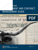 Procurement and Contract Management Guide: State of Texas