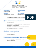 Conteúdo Programático - Pediatria Chinesa de A-Z - Método Talitha Granzotto