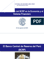 BCRP Rol y Funciones 23.08.2023