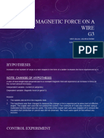 Magnetic Force On A Wire-1