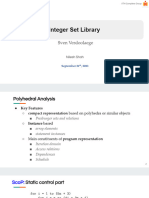 Integer Set Library (ISL)