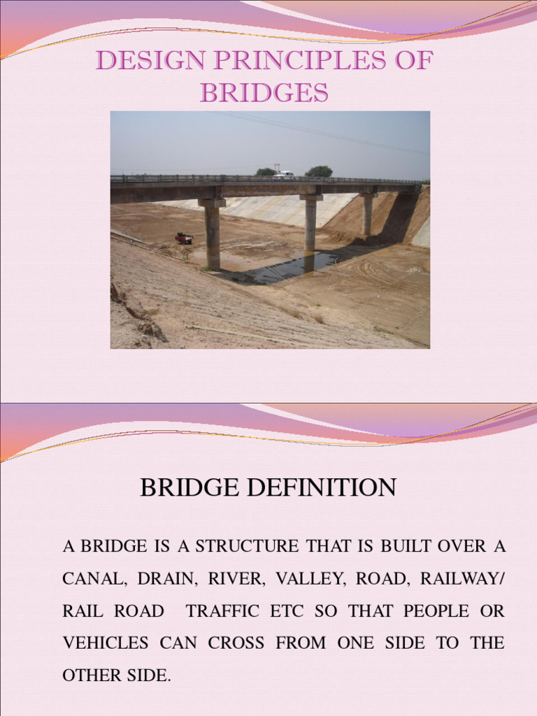 Bridge Design Principles Overview | PDF | Bridge | Structural Load