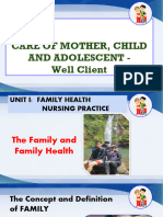 Care of Mother, Child and Adolescent - Well Client: NCM107lec