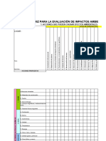 Ejemplo Matriz de Leopold 1