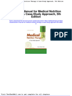 Solution Manual For Medical Nutrition Therapy A Case Study Approach 5th Edition