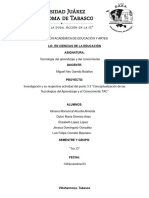 Investigación 3.3 - Tecnologias Del Aprendizaje y Conocimiento