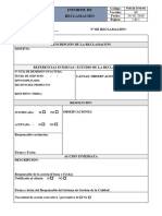 For-Ir-Tfm-001 Informe de Reclamacion