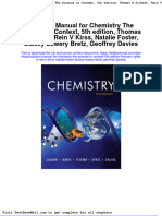 Solution Manual For Chemistry The Science in Context 5th Edition Thomas R Gilbert Rein V Kirss Natalie Foster Stacey Lowery Bretz Geoffrey Davies