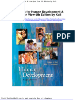 Test Bank For Human Development A Life Span View 6th Edition by Kail