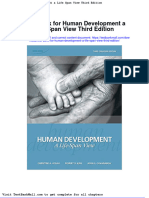 Test Bank for Human Development a Life Span View Third Edition