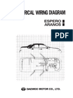 Schematic Daewoo Espero - Aranos - Automotive Electrical Wiring Diagram